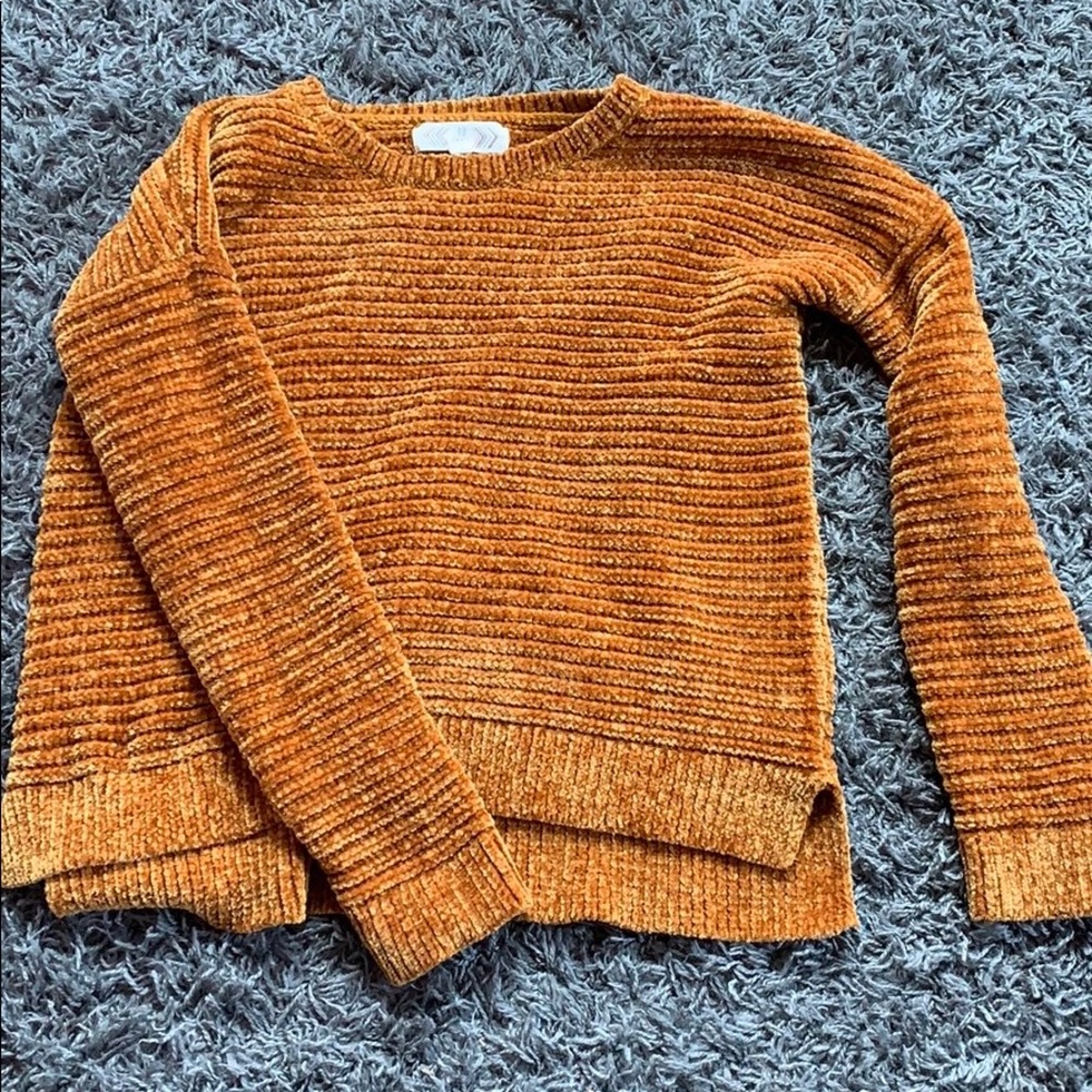 Orange sweater